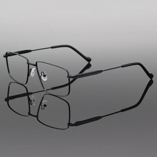 Quadros de óculos óticos de vidro de olho de titânio puro de alta qualidade