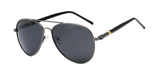 Óculos de sol de moda metálica para homens com certificado CE