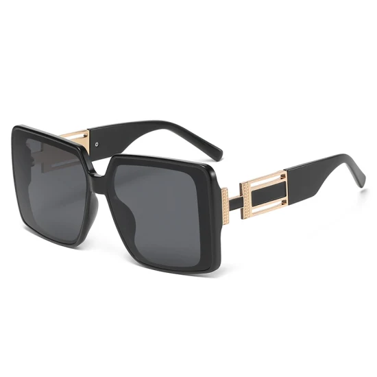 Luxo óculos de sol óculos 2023 moda pequena moldura quadrada retro senhoras personalidade dupla b carta designer óculos de sol feminino
